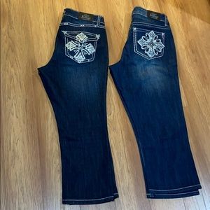 Jean capris set